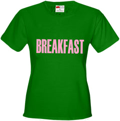 Breakfast Girl's T-Shirt