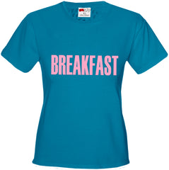 Breakfast Girl's T-Shirt