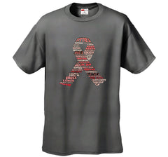 Breast Cancer Awareness "Words" Men's T-Shirt