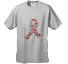 Breast Cancer Awareness "Words" Men's T-Shirt