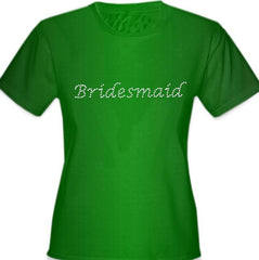 Bridesmaid Rhinestone Girl's T-Shirt