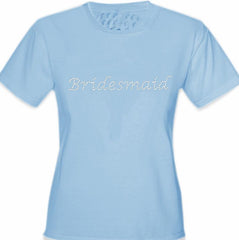 Bridesmaid Rhinestone Girl's T-Shirt