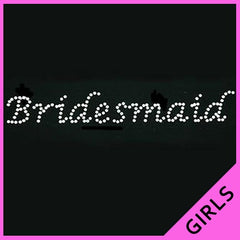 Bridesmaid Rhinestone Girl's T-Shirt