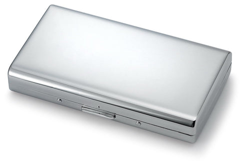 brilliant cigarettes Brilliant Chrome Modern Cigarette Case (For Regular Size & 100's)