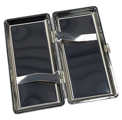 Brushed Steel Cigarette Case (For Regular Sized, 100s, and 120s)