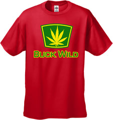 Buck Wild Pot Leaf Men's T-Shirt