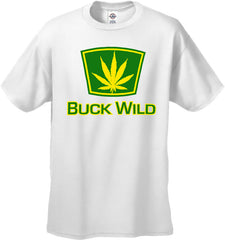 Buck Wild Pot Leaf Men's T-Shirt