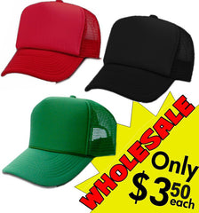 Bulk Solid Color Trucker Hats 12 pack Only $3.50 each