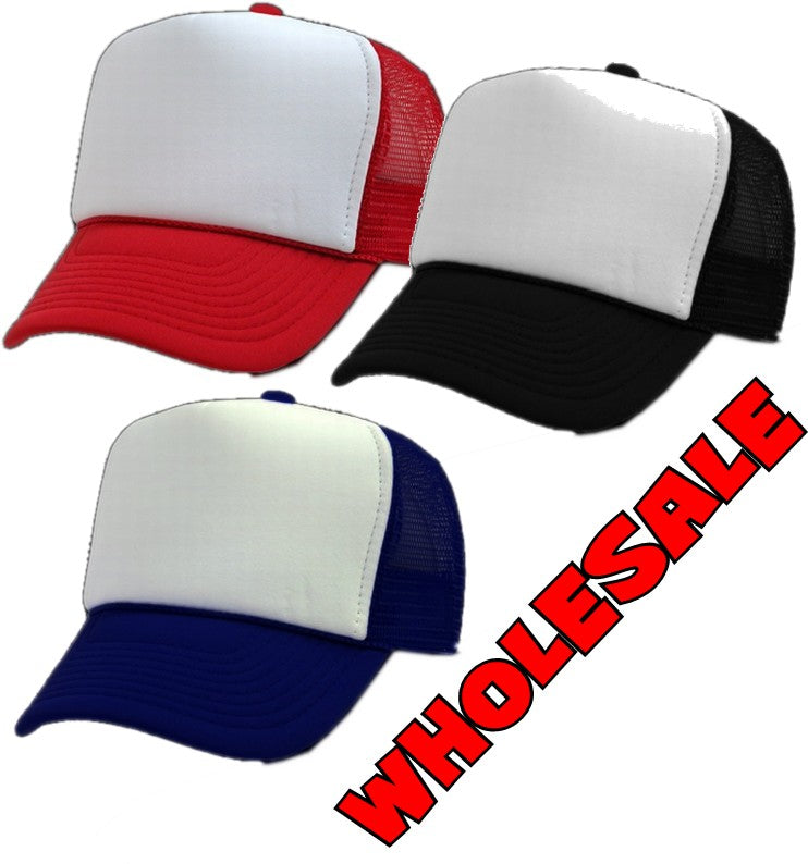 Bulk Two Tone Trucker Hats Only $3.50 each! (By The Dozen)