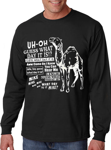 Camel Hump Day Long Sleeve T-Shirt (Mens)