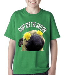 Can't See The Haters Funny Pug Kids T-shirt