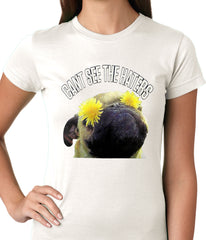 Can't See The Haters Funny Pug Ladies T-shirt