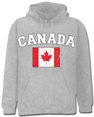 Canada Vintage Flag International Hoodie