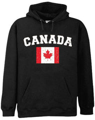 Canada Vintage Flag International Hoodie