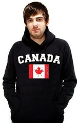 Canada Vintage Flag International Hoodie