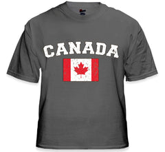 Canada Vintage Flag International Mens T-Shirt