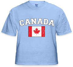 Canada Vintage Flag International Mens T-Shirt