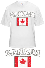 Canada Vintage Flag International Mens T-Shirt