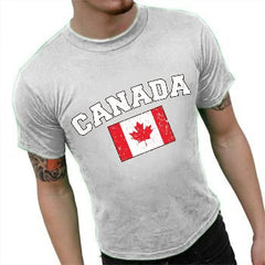 Canada Vintage Flag International Mens T-Shirt