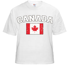 Canada Vintage Flag International Mens T-Shirt