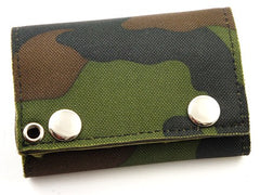 Canvas Camouflage Chain Wallet