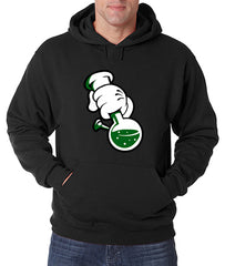 Cartoon Hands Bong Rip Adult Hoodie