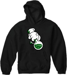 Cartoon Hands Bong Rip Adult Hoodie