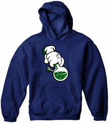 Cartoon Hands Bong Rip Adult Hoodie