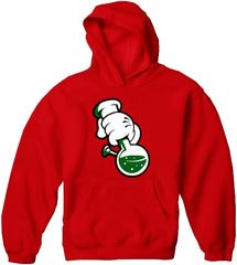 Cartoon Hands Bong Rip Adult Hoodie