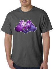 Cartoon Hands Diamond Cosmos Men's T-Shirt