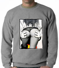 Cartoon Hands Getting a Feel Butt Crewneck