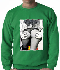 Cartoon Hands Getting a Feel Butt Crewneck