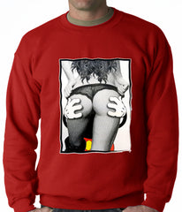 Cartoon Hands Getting a Feel Butt Crewneck