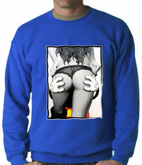 Cartoon Hands Getting a Feel Butt Crewneck