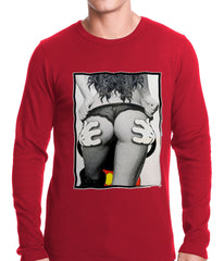 Cartoon Hands Getting a Feel Butt Thermal Shirt