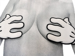 Cartoon Hands Getting A Feel Girl's T-Shirt