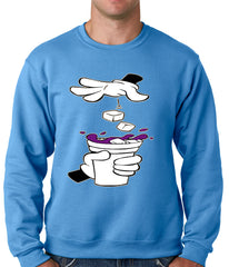 Cartoon Hands - Purple Drink Adult Crewneck