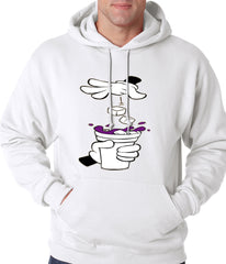 Cartoon Hands - Purple Drink Adult Hoodie