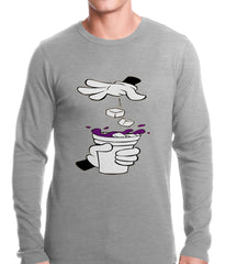 Cartoon Hands - Purple Drink Thermal Shirt