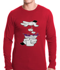 Cartoon Hands - Purple Drink Thermal Shirt