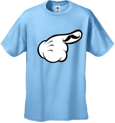 Cartoon Hands The 'Stache Men's T-Shirt