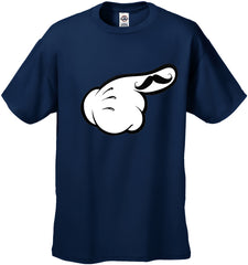 Cartoon Hands The 'Stache Men's T-Shirt