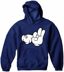 Cartoon Sex Hands Adult Hoodie