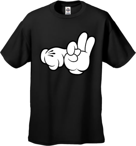 Cartoon Sex Hands Men's T-Shirt