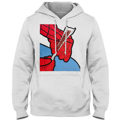 Cartoon Spider Hands Rolling Up Adult Hoodie