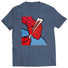 Cartoon Spider Hands Rolling Up Mens T-shirt