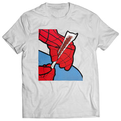 Cartoon Spider Hands Rolling Up Mens T-shirt