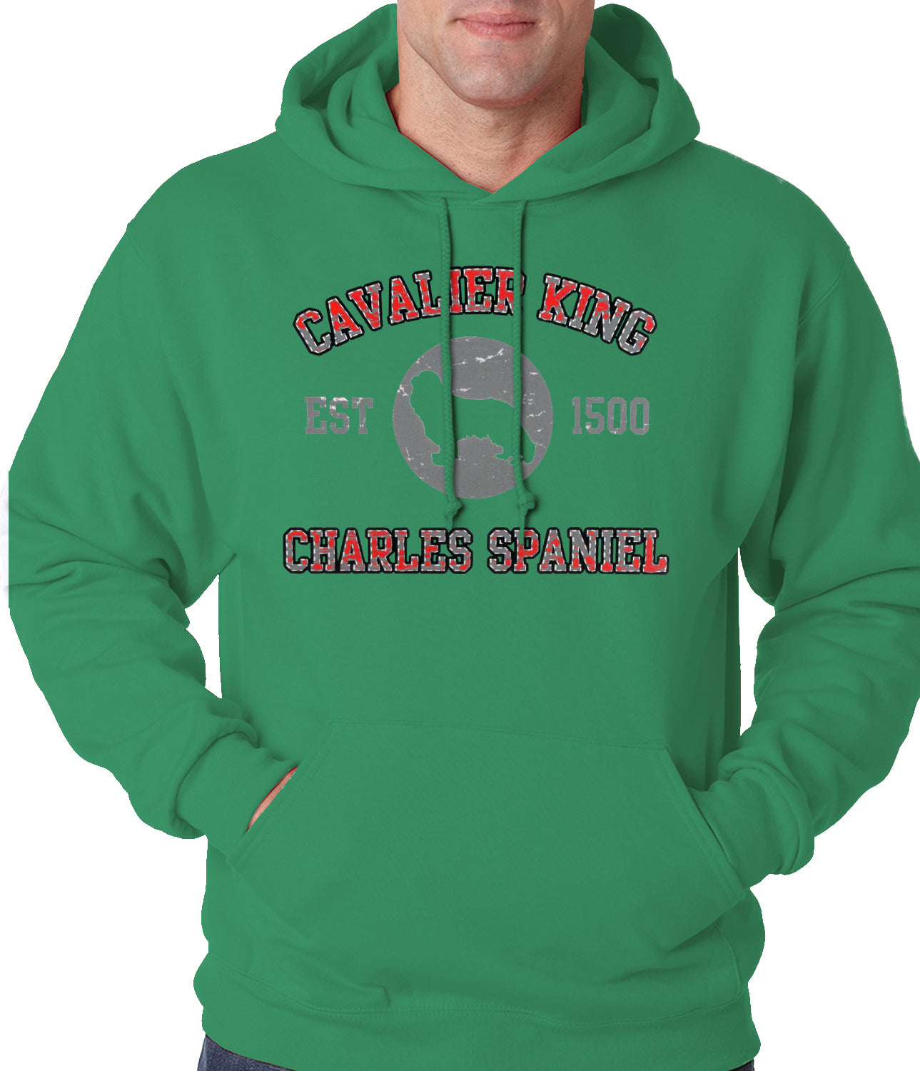 Cavalier King Charles Spaniel EST. 1500 Adult Hoodie