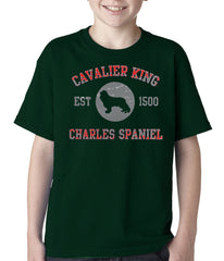 Cavalier King Charles Spaniel EST. 1500 Kids T-shirt