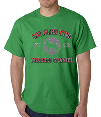 Cavalier King Charles Spaniel EST. 1500 Mens T-shirt